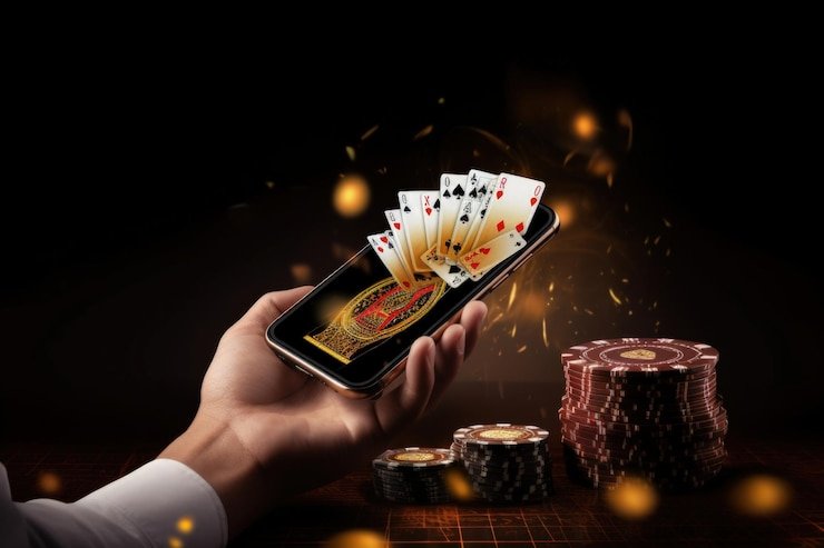 Fishing Arcade gameplay interface on omtogel login mobile showing fish targets and aim reticle
